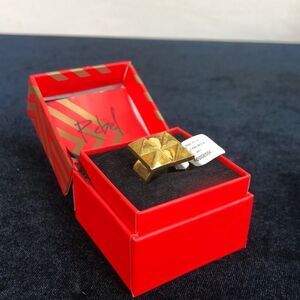 Rebel Ella B Gold Ring 4 Studs